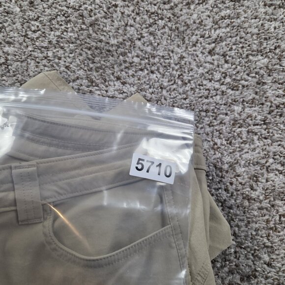 Eddie Bauer First Ascent Pants Womens 14 Beige Hiking Nylon Stretch - Picture 7 of 7